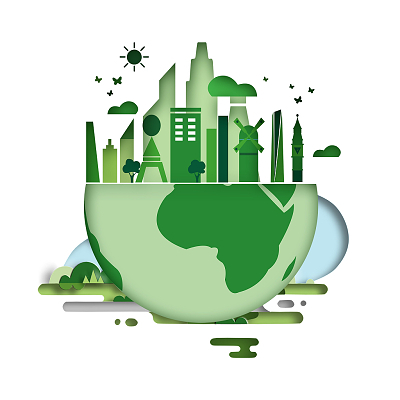 環保節能減排保護環境素材